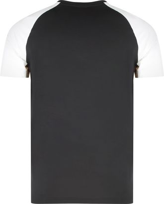 HUGO BOSS Mens Techno Fabric T-Shirt Black Polyester T-Shirts And Polos