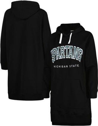 Gameday Couture Womens Gameday Couture Black Michigan State Spartans Take a Knee Raglan Hooded Sweatshirt Dress at Nordstrom, Size Small