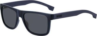 BOSS Boss 1647/S PJP/Z8 Mens Sunglasses Blue Size 55