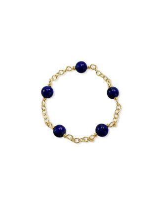 Jewelmak 14K Lapis Ring