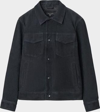 Rag & Bone Men & apos;s Suede Classic-Fit Trucker Jacket