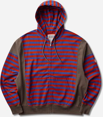 Cav Empt Men s Side Colour Stripe Light Hoodie Red