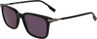 Lacoste Authentieke Stijlvolle Brillen- Premium Kwaliteit! - unisex - Zonnebrillen - Zwart - 53 MM - Accessoires