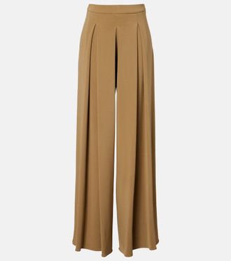 Max Mara Bermuda pleated wide-leg pants