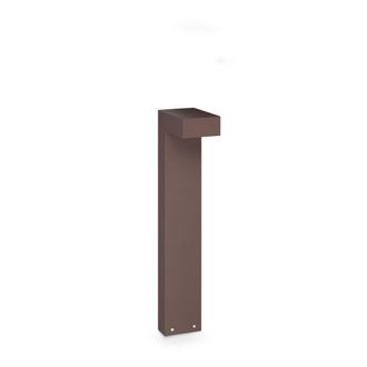 Netlighting Sirio 60cm Outdoor Bollard Coffee 1x LED 1100lm 3000K IP65 in Brown