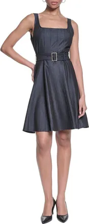 Karl Lagerfeld Karl Lagerfeld Scuba Fit & Flare Dress