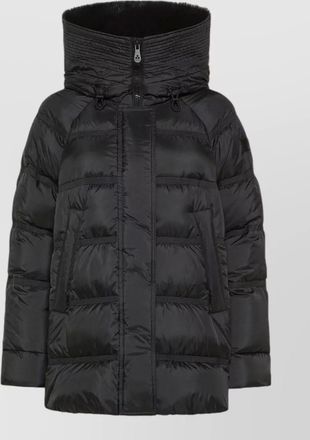 Peuterey down hooded fur trim puffer jacket