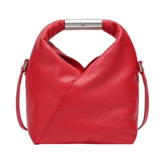Maison Margiela Japanse Kleine Tas - Dames - Tassen - Rood - Maat: ONE Size Leer