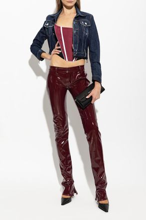 Dsquared2 Straight-leg Trousers, Womens, Burgundy