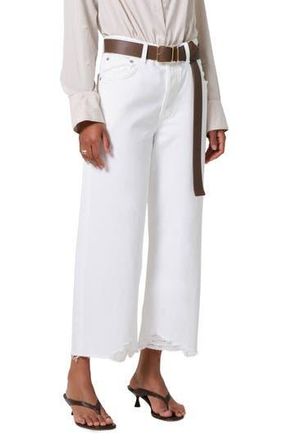 Citizens Of Humanity Ayla Raw Hem Crop Wide Leg Jeans in Harlow at Nordstrom Rack, Size 33