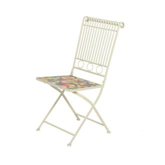 OEM Bistrot Bilbao Silla De Exterior De Hierro Plegable