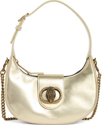 Kurt Geiger Small Chelsea Hobo Shoulder Bag in Gold at Nordstrom Rack