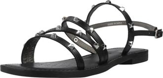 Geox Maddalusia C - Dames - Sandalen - Zwart - 37 EU - Leer - Schoenen