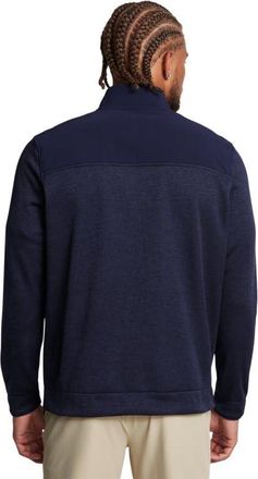 Under Armour Mens Drive Storm SweaterFleece Half Zip Sweater, (410) Midnight Navy/Downpour Gray/White, XXL
