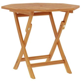 vidaXL Mesa De Jard&iacute;n Plegable Madera De Teca Maciza 85x85x76 Cm Vidaxl