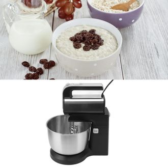 Infinite Batidora El&eacute;ctrica - 500 W, Capacidad De 3 L, Bol De Acero Inoxidable, Incluye Varillas, Gancho Amasador Y Accesorios Para Amasar Y Preparar Alimentos