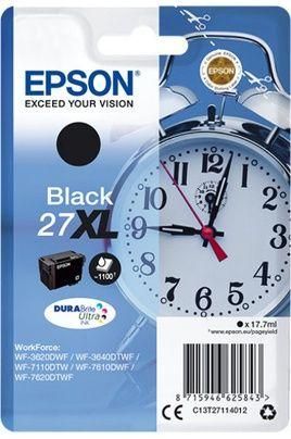 Epson Alarm Clock Singlepack Black 27xl Durabrite Ultra Ink