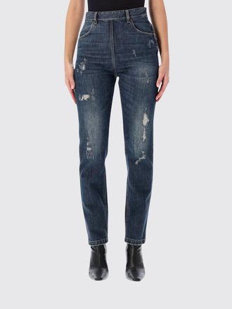 Maison Margiela Jeans Woman color Blue