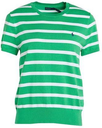 Ralph Lauren STRIPED SHORT-SLEEVE SWEATER