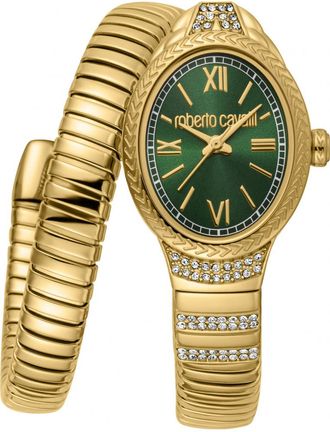 Roberto Cavalli Womens RC5L151M0045 Ladies Crest Watch - Gold - One Size
