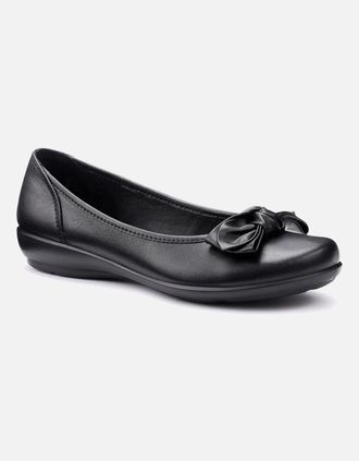 Hotter Womens Jewel Womens Ballet Flats - Black - Size: 5.5