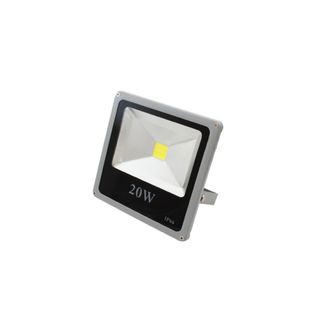 Trade Shop Trade Shop Traesio - Trade Shop - Foco Led Ultra Delgado Con Luz Rgb C&aacute;lida-fr&iacute;a Para Exterior Ip65 220v - -20 Vatios -slim