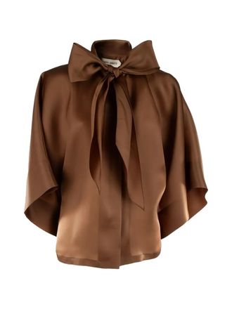 Alberta Ferretti Cape Shirt