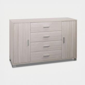 OEM Aparador Moderno Para Sal&oacute;n Con 2 Puertas Y 4 Cajones Quadrante - Olmo
