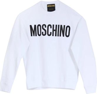 Moschino Iconic Logo Sweatshirt - Heren - Sweatshirts - Wit - XL - Katoen - Hoodies & sweatvesten