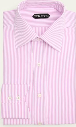 Tom Ford Mens Bengal Stripe Dress Shirt