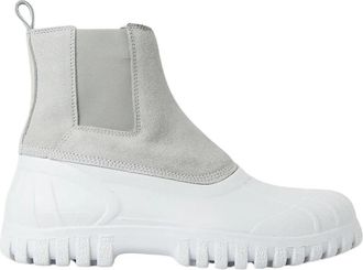 Diemme Suede Enkellaarzen - Dames - Chelseaboots - Wit - 40 EU - Leer - Schoenen