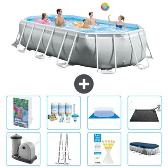 Intex Piscina Prism Frame Oval - 503x274x122 Cm - 9-piezas S632