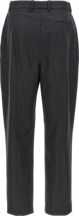Alexander McQueen Womens Gray Wool Dress Pants