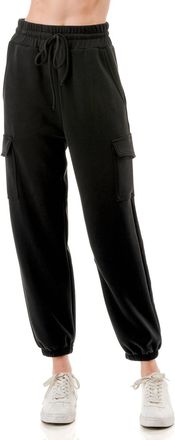 Ariella Womens Cargo Joggers In Black