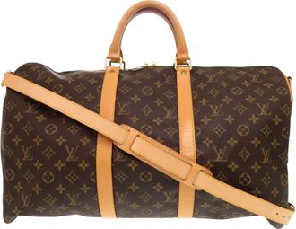 Louis Vuitton Brown Monogram Monogram Boston Bag (Pre-Owned)