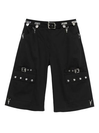Chopova Lowena Cargo corti con ciondolo - Nero