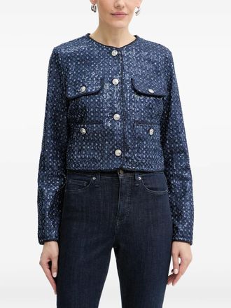 Guess Co sequin button jacket - Blue