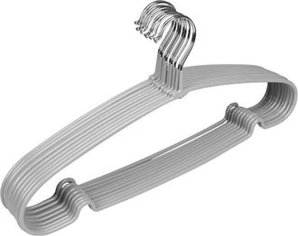 OEM Perchas Antideslizantes De Pl&aacute;stico Grueso, 10 Unidades, Para - Gris
