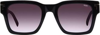 Tumi Grey Square Mens Sunglasses STU508 1BLA 52