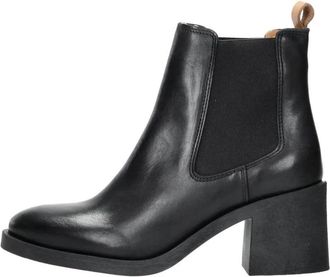 Palpa Enkellaarsjes Hak - Dames - Laarzen met Hak - Zwart - 36 EU - Schoenen