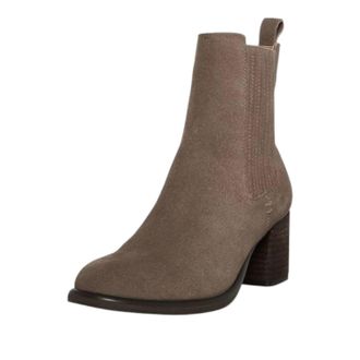 Blondo Womens Sonali Ankle Boot In Dark Taupe Suede