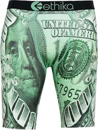 Ethika Benji Boyz Mens Underwear Green : 2XL, Polyester/Spandex