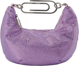 Off-white Binder Clip 20 Tas in Str / Lilac - Dames - Handtassen - Paars - ONE Size - Tassen