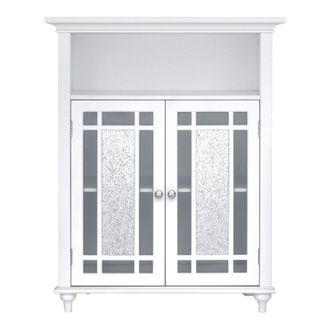 Teamson Home Teamson Home - Windsor Mueble De Ba&ntilde;o Blanco De Madera Puertas Dobles Elg-529