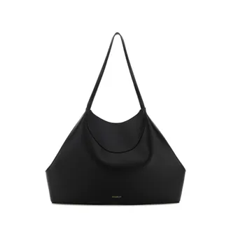 Givenchy Black Leather Medium Facet Shopping Bag