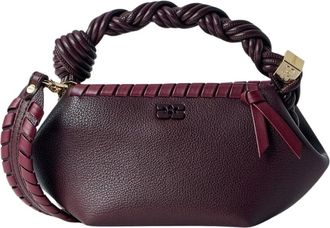 Ganni Borsa a mano Bou Mini Tress&eacute; - - Bags - Donna - Rosso - ONE SIZE