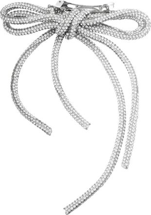 Untamed Petals Park Avenue Bow in Silver at Nordstrom