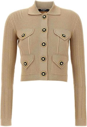 Balmain Ribbed Cardigan