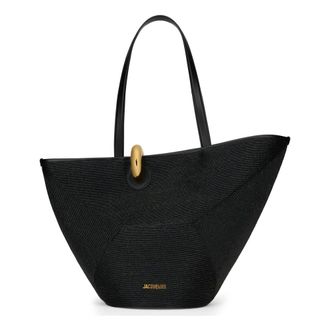 Jacquemus Tote Bags, female, Black, Size: ONE SIZE Bambola Tote Bag