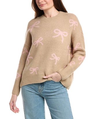 CeCe by Cynthia Steffe Ribbon Jacquard Pullover